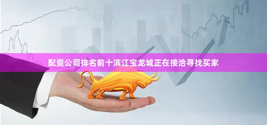 配资公司排名前十滨江宝龙城正在接洽寻找买家